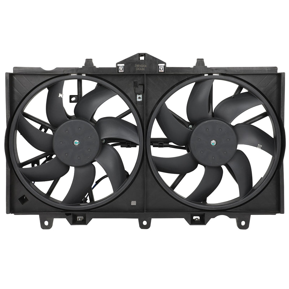 Electric Radiator Condenser Fan Assembly Fits INFINITI Q50 14 15 2016 2017 2018