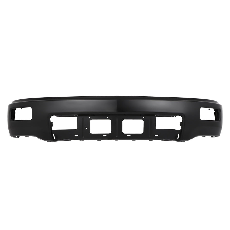 Black Front Bumper Face Bar w/Fog Light Holes For 2014-2015 Chevy Silverado 1500