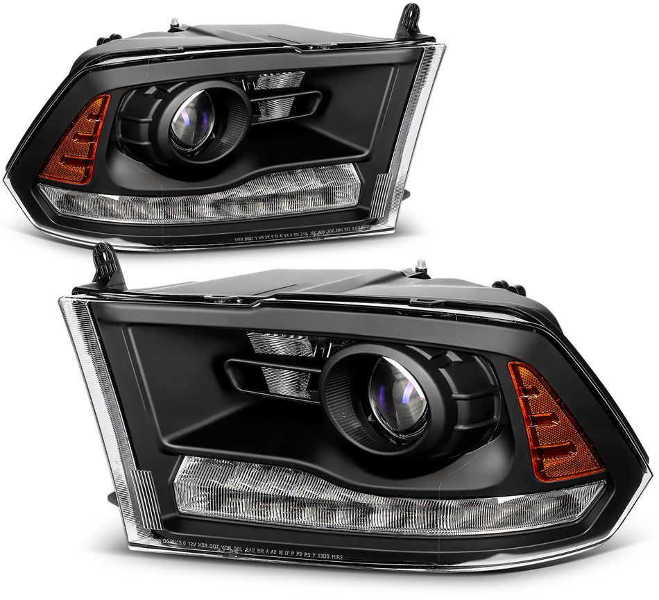 Headlamp For 2013-2015 Ram 1500 2500 3500 Projector Headlights Assembly Pair