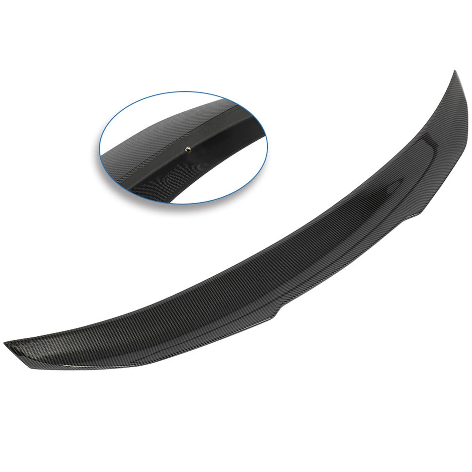 For Infiniti Q50 Q50S Sedan 2014 2015 2016 2017-2022 Carbon Look Spoiler Lip