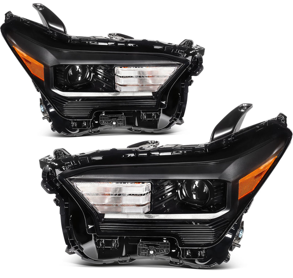 Fits Toyota Tacoma 2.4L 2024-2025 Projector LED Headlights Assembly Pair