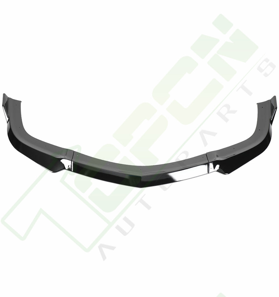 Fits 2011-2014 Dodge Charger Lower Front Bumper Bright Black Spoiler Lip