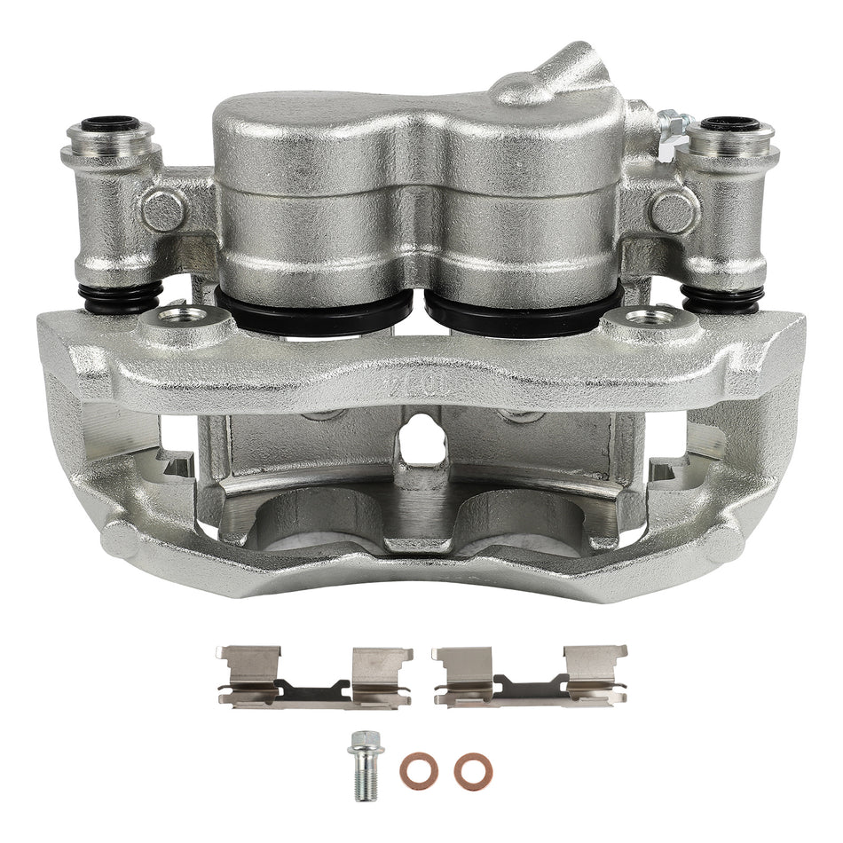 1x Front Left Side Brake Calipers w/ Bracket For 2007-2009 Dodge Sprinter 2500