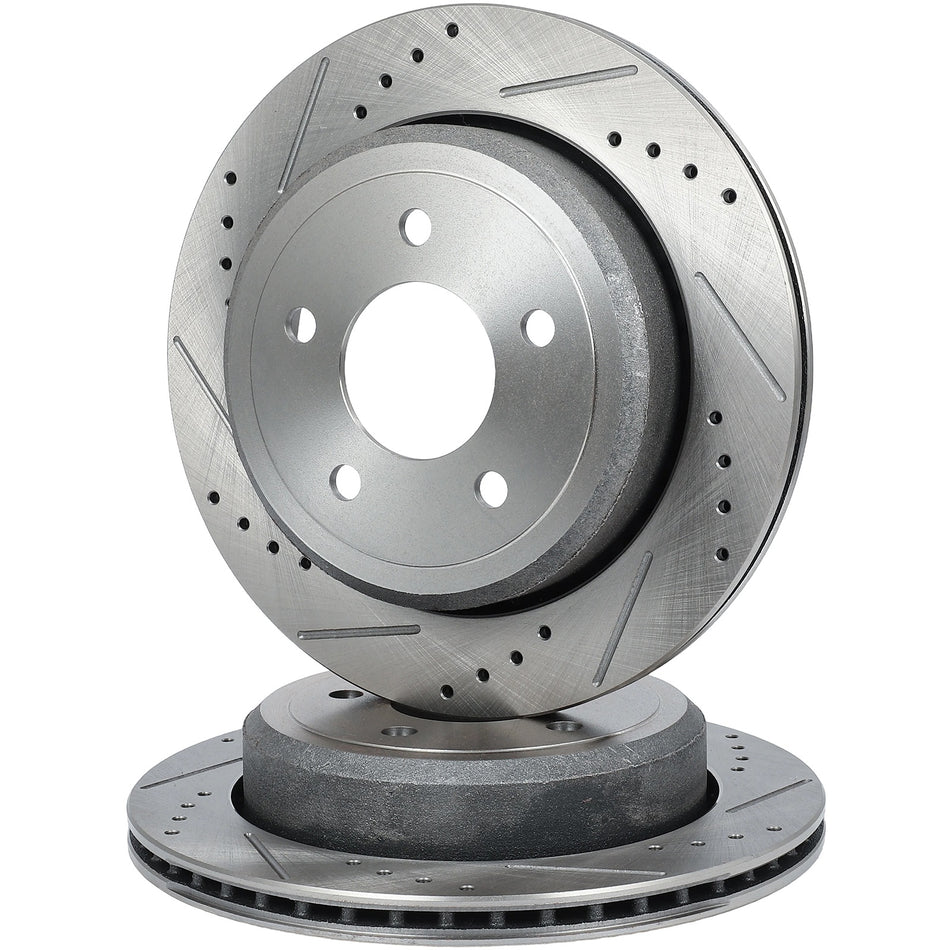 For Ford Crown Victoria 03-2011 For ercury Marauder 03-2004 Rear Brake Rotors 2X