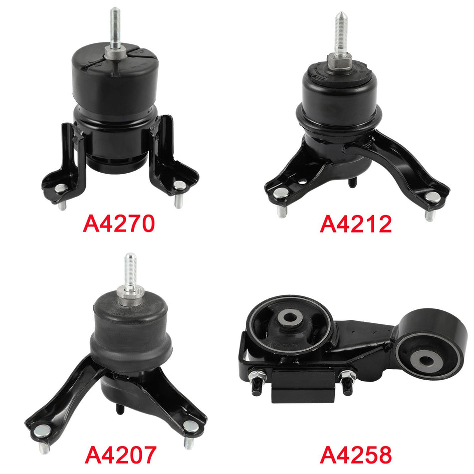 Engine Motor Mount Kit For Toyota Sienna 2004 2005 2006 V6 3.3L AWD 4pc