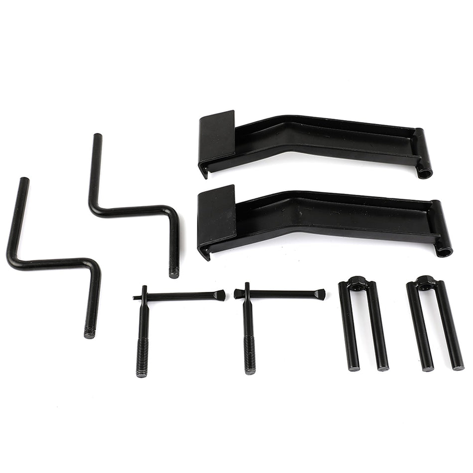 2pcs Cargo Tie-Down Cable Strap One-Handed Winch Winder 2inch to 4 inch