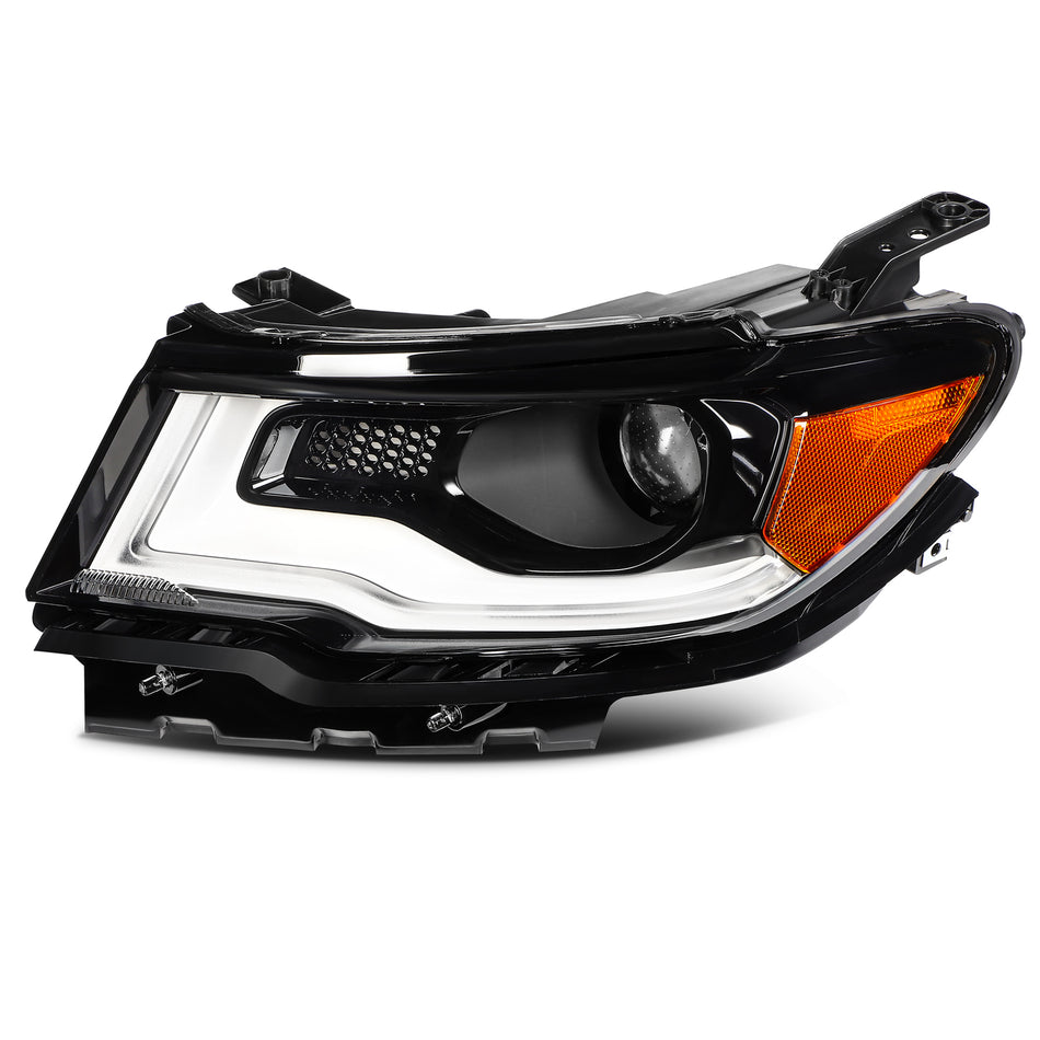 For Jeep Compass 2017-2021 LED DRL Projector Headlight Assembly Left Driver Side