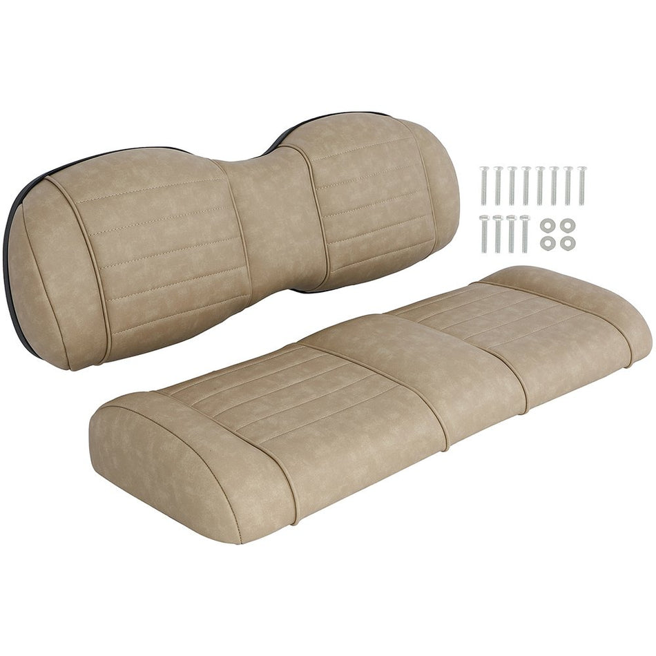 Universal for Club Car EZGO Yamaha Stone Deluxe Seat Bottom & Back Cushion Set