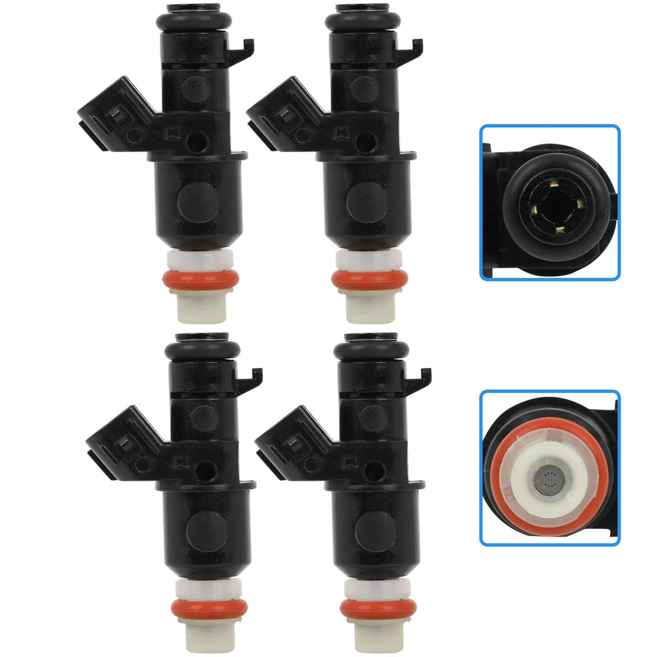 4 x Fuel Injectors For Honda Civic 2006-2011 1.8L Honda Fit 2009-13 16450RNAA01