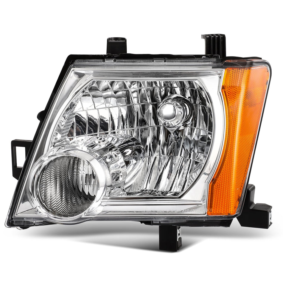 Fits Nissan For Xterra 2.5L 4.0L 2005-2015 Chrome Headlight Assembly Left Side
