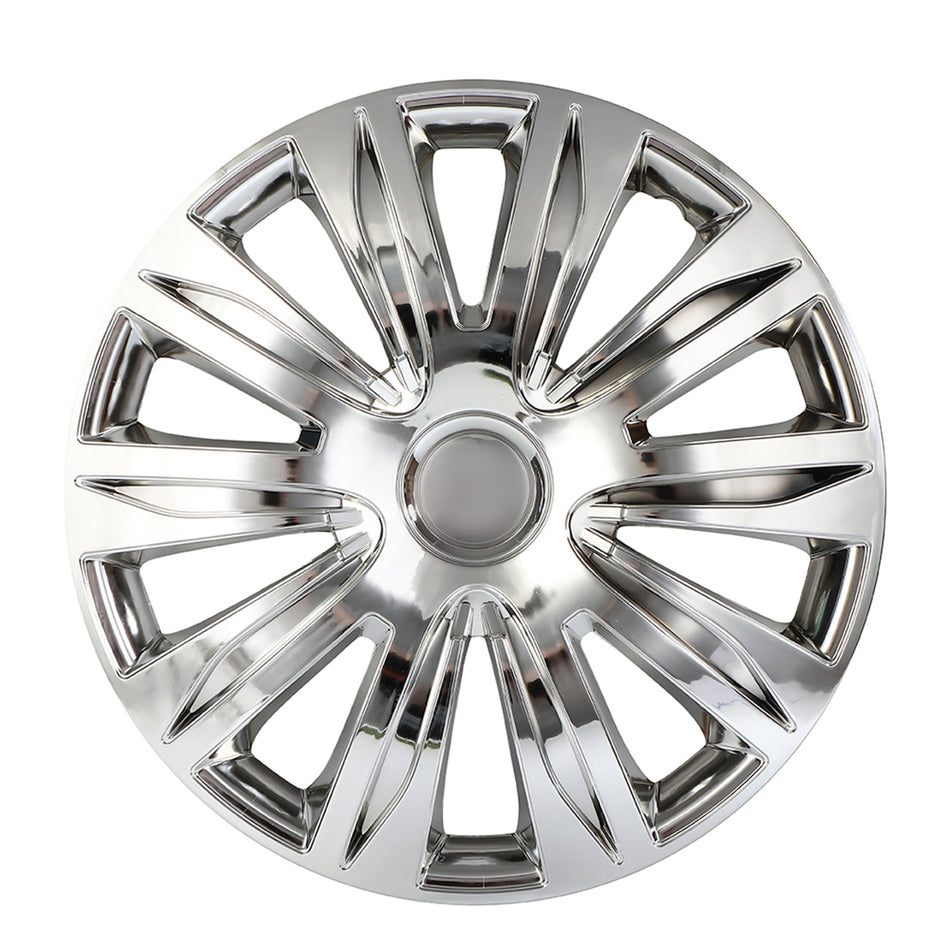 4X R17 17inch Snap On Hub Caps Wheel Covers With Retainer Ring For Full Rim Protect