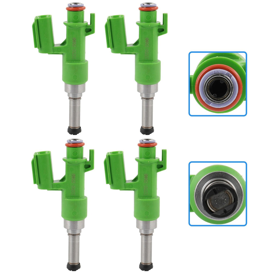 4pcs Fuel Indirect Injectors for Lexus ES250 2.5L 2021-2022 ES300h 2.5L 2019-22
