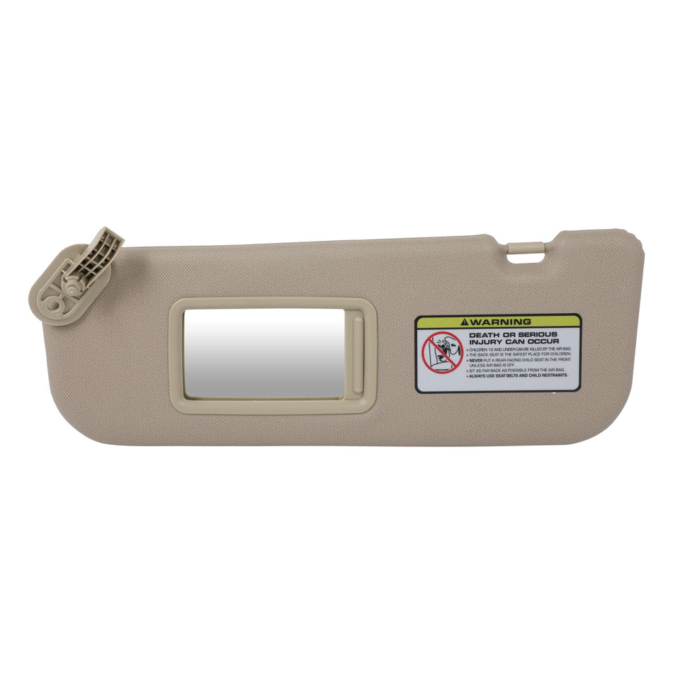 Driver Side Sun Visor Tan Fit Hyundai Elantra 1.8L 2.0L 2011-2014