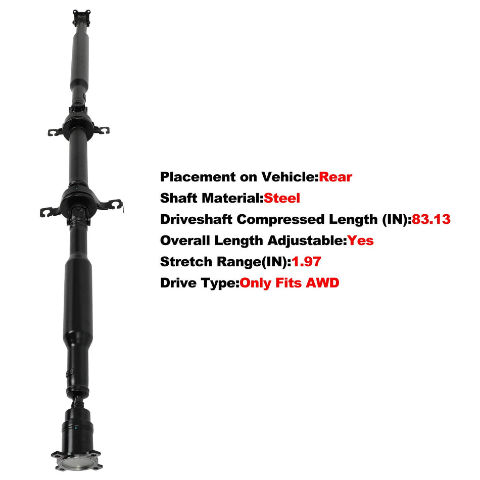 For Mazda CX-9 2008-2014 V6 3.7L AWD Rear Drive Shaft Assembly KG03-25-100C