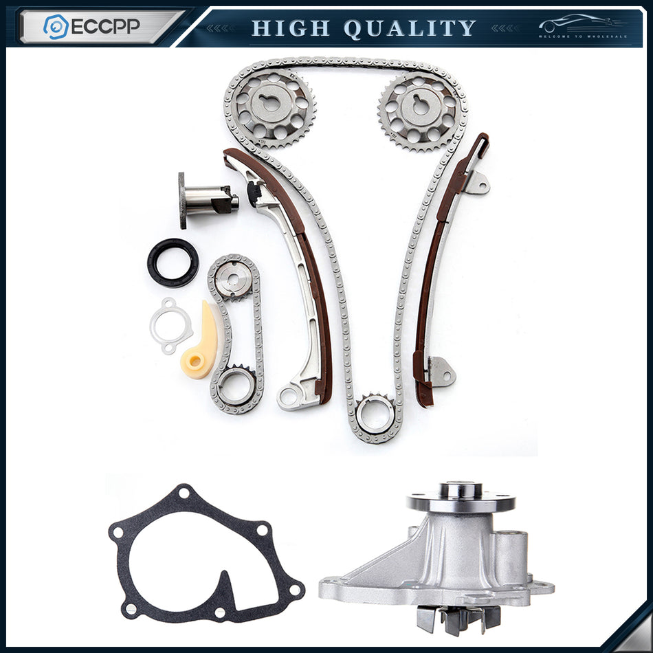 Timing Chain Kit Water Pump For 02-09 Toyota Camry 2.4L DOHC 2AZFE 839886