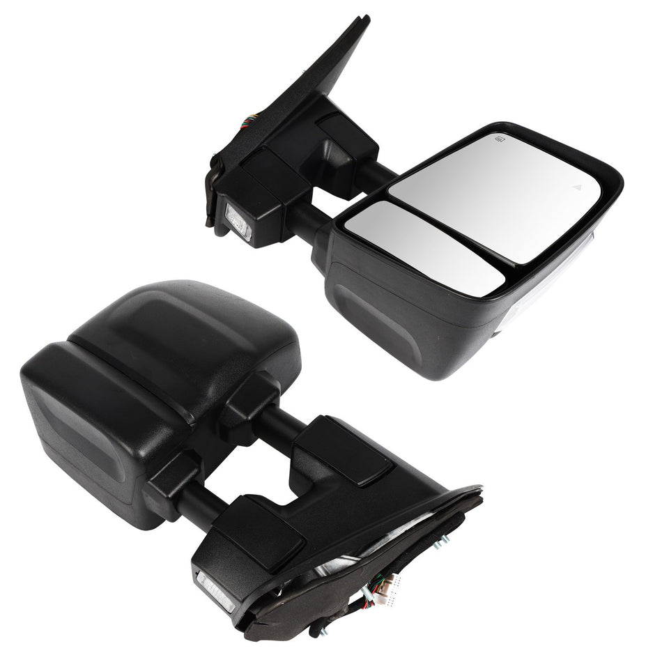 Power Heated Turn Signal BSM Puddle Lamp Memory Mirror For Nissan Titan 17-2021
