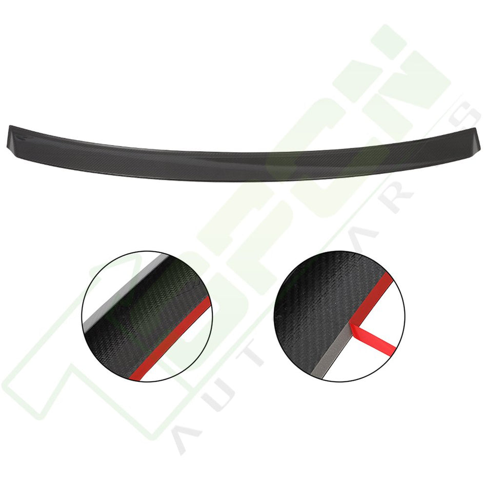 For 2012-2018 BMW F30 F80 3-Series Sedan Rear Window Spoiler Carbon Fiber