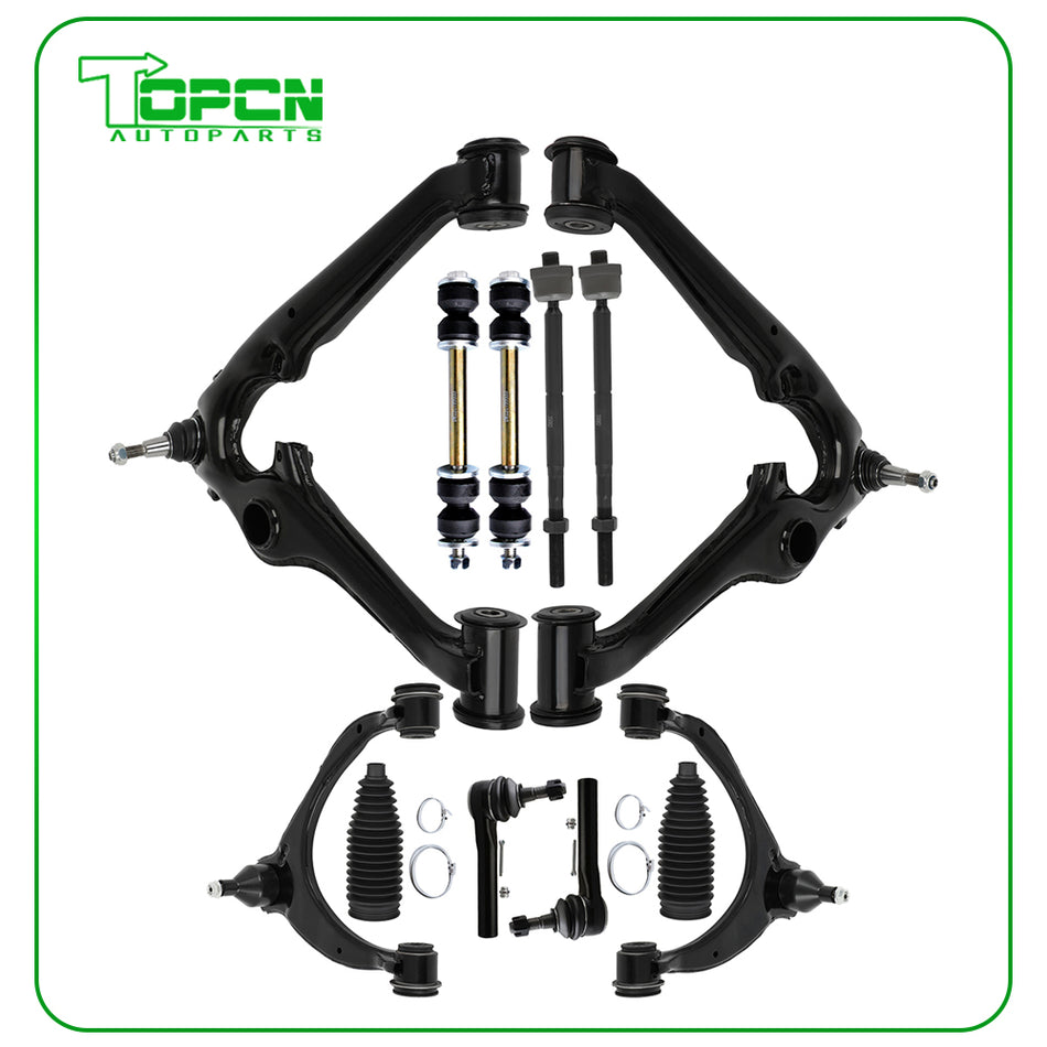 Front Upper & Lower Control Arm Sway Bar For Chevrolet Silverado 1500 GMC Sierra