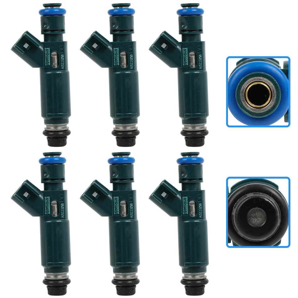 6pcs Fuel Injectors Fit Mazda 6 2003-2008 Mazda MPV 2002-2006 3.0L