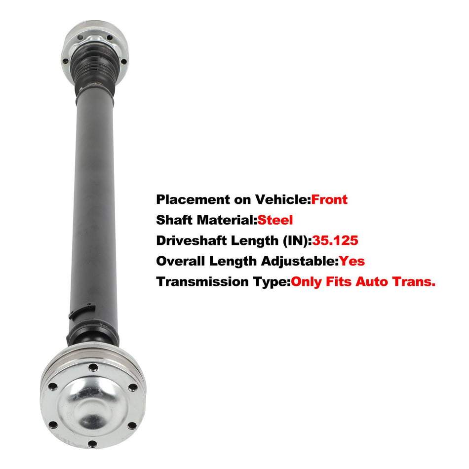 Drive Shaft Assembly for Jeep Grand Cherokee 2007-2010 Automatic 65-3007 938-137