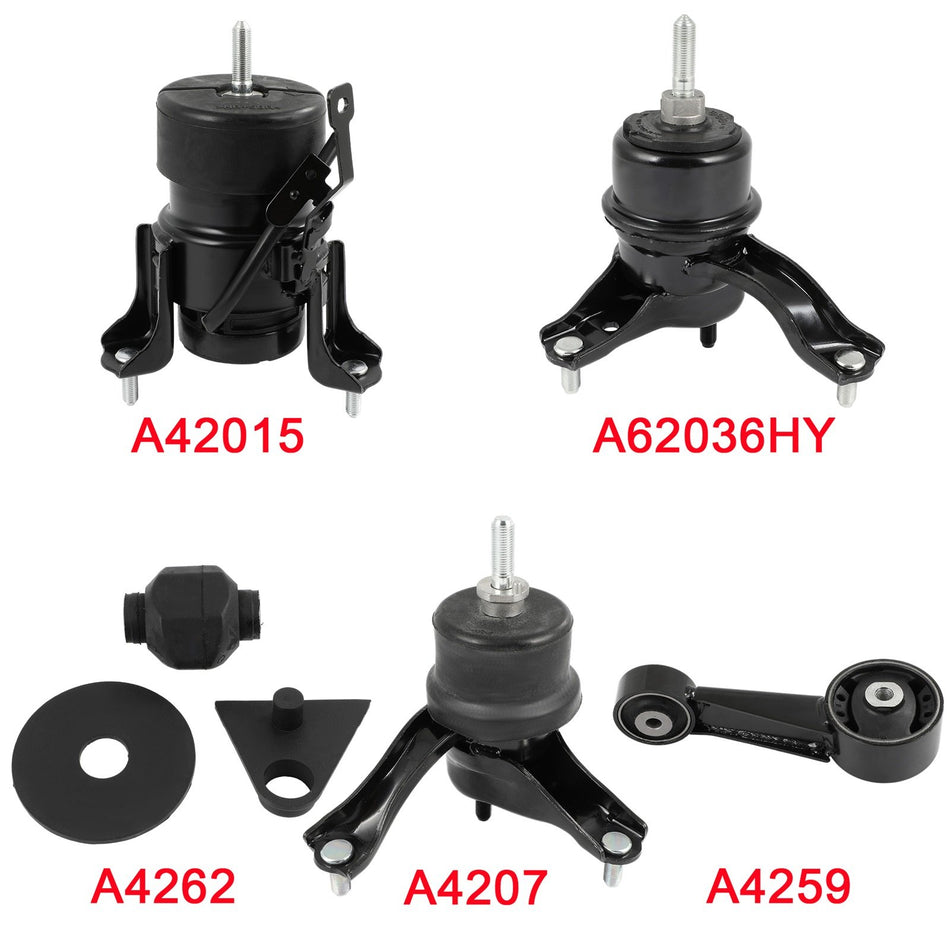 Engine Motor Mount Kit For Toyota Highlander 2008 -2011 2012 2013 V6 3.5L 5pc
