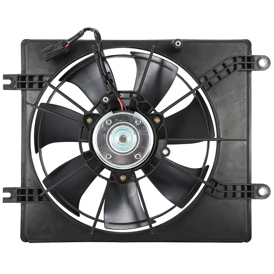Electric Condenser Fan Assembly Fits 2009 2010 2011-2014 Honda Fit Manual Trans