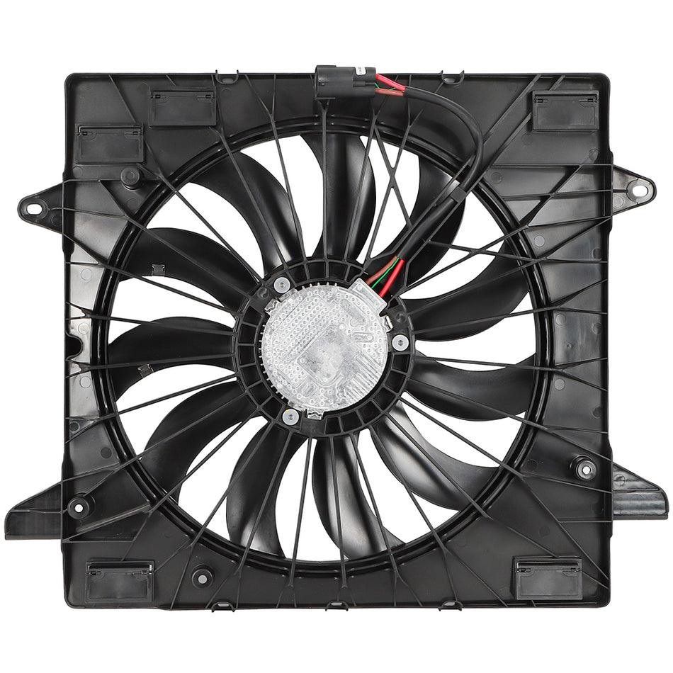 Electric Radiator Fan Assembly Fits 2017-2019 Cadillac Xt5 2019 Chevrolet Blazer
