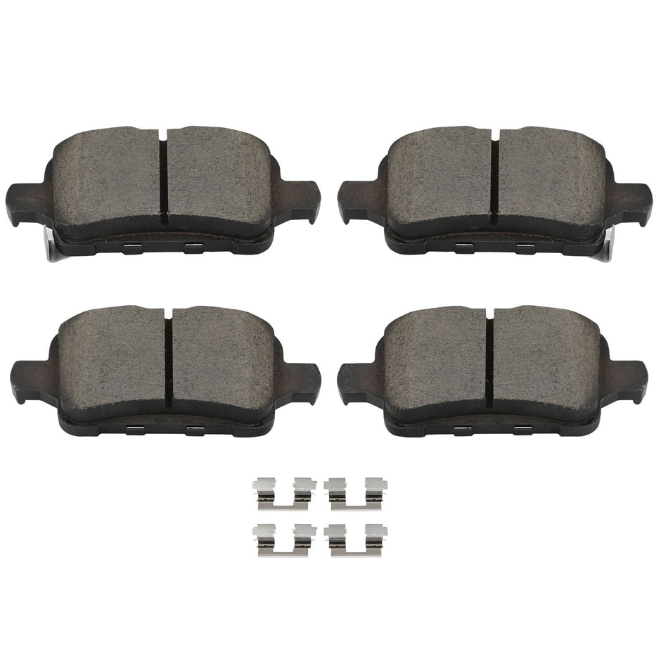 4pc Rear Brake Pads kit for Chevrolet Volt 2016 - 2019 All Trim Levels Rear