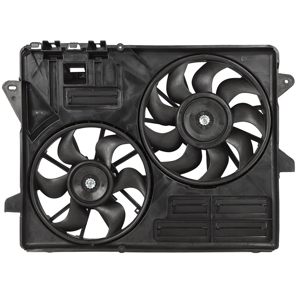 Electric Radiator Condenser Fan Assembly Fits 2015 2016-2022 2023 Ford Mustang