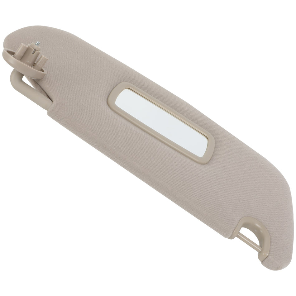 Passenger Gray Sun Visor for 2002-2010 Dodge Ram Extendable Non Illuminated