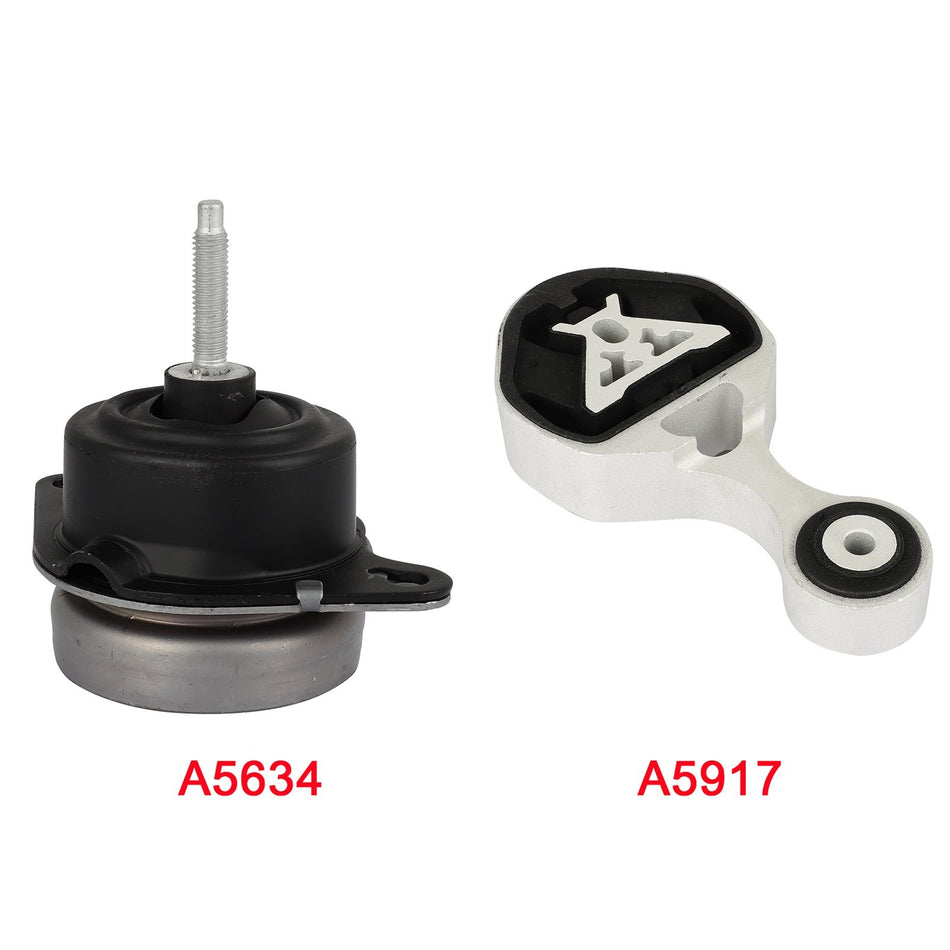 Engine Motor & Trans Mount 2Pcs Set For 2016-2019 Explorer L4 2.3L 3247 3480
