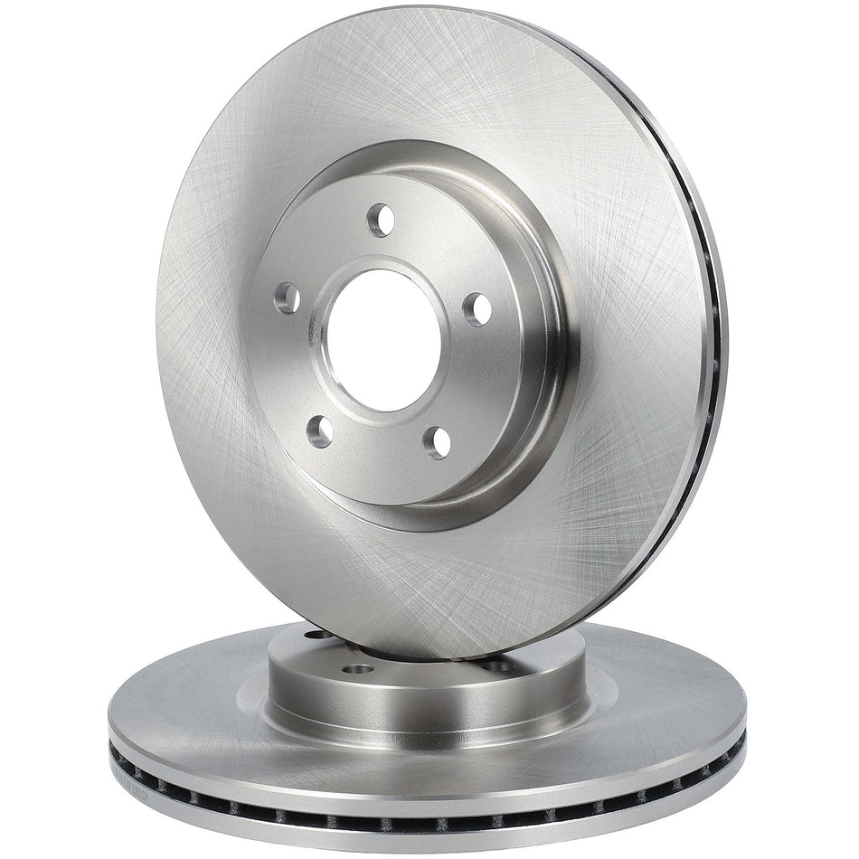 Vented Solid Fits Volvo C30 2007 - 2010 2011 2012 2013 Front Brake Rotors 2X