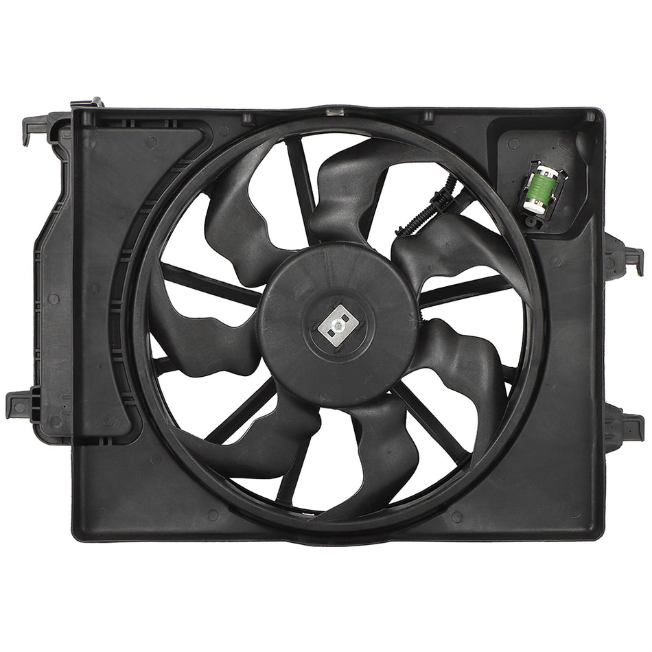 Electric Radiator Fan Assembly Fits 2018-2022 Hyundai Accent 2018-2023 Kia Rio