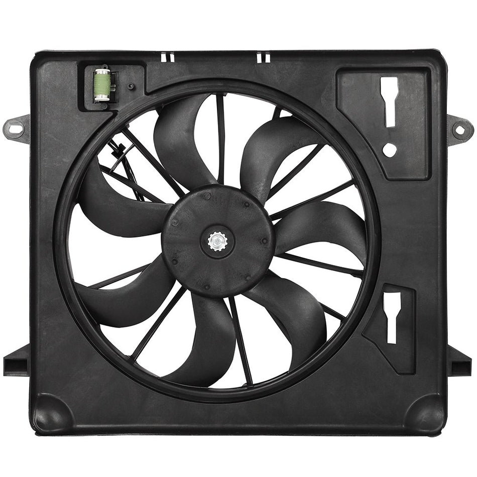 Electric Radiator Fan Assembly Fits 2007 2008 2009 2010 2011 Jeep Wrangler