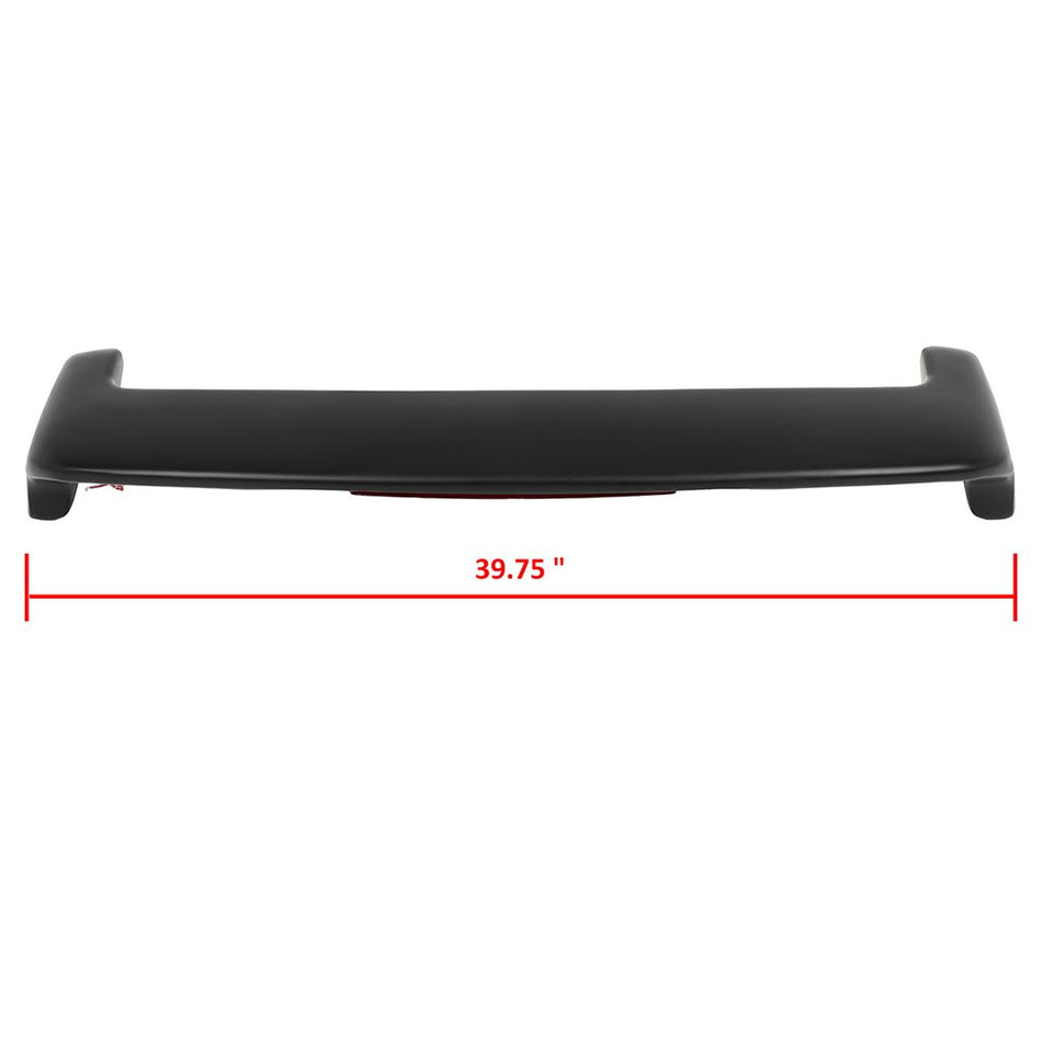 Fit 1994-2000 Toyota RAV4 Black New Roof Spoiler w/LED 3RD Brake Light