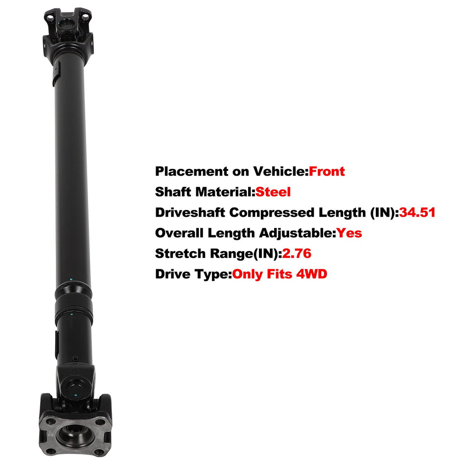 Drive Shaft Prop Assembly for Ford F-150 2005-2008 938-076 938076 2L1Z4A376AA