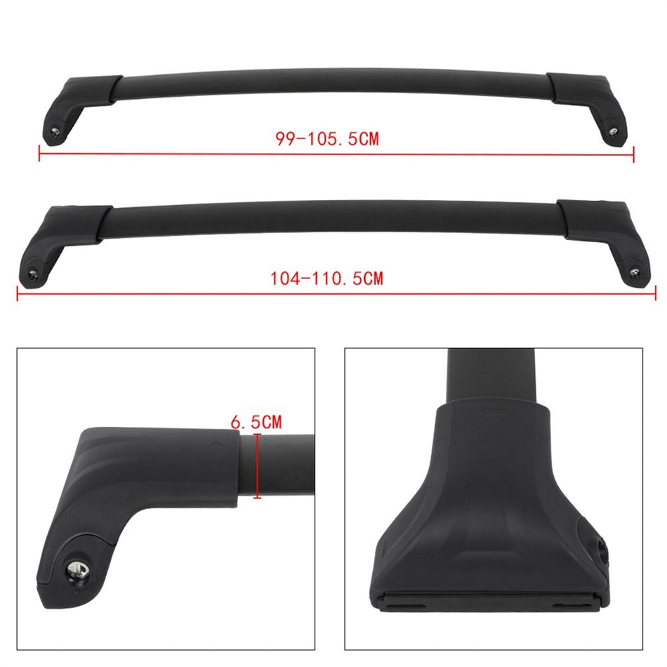Roof Rack 2x Cross Bar Fits 2018-2019 Chevy Equinox Aluminum Wholesale