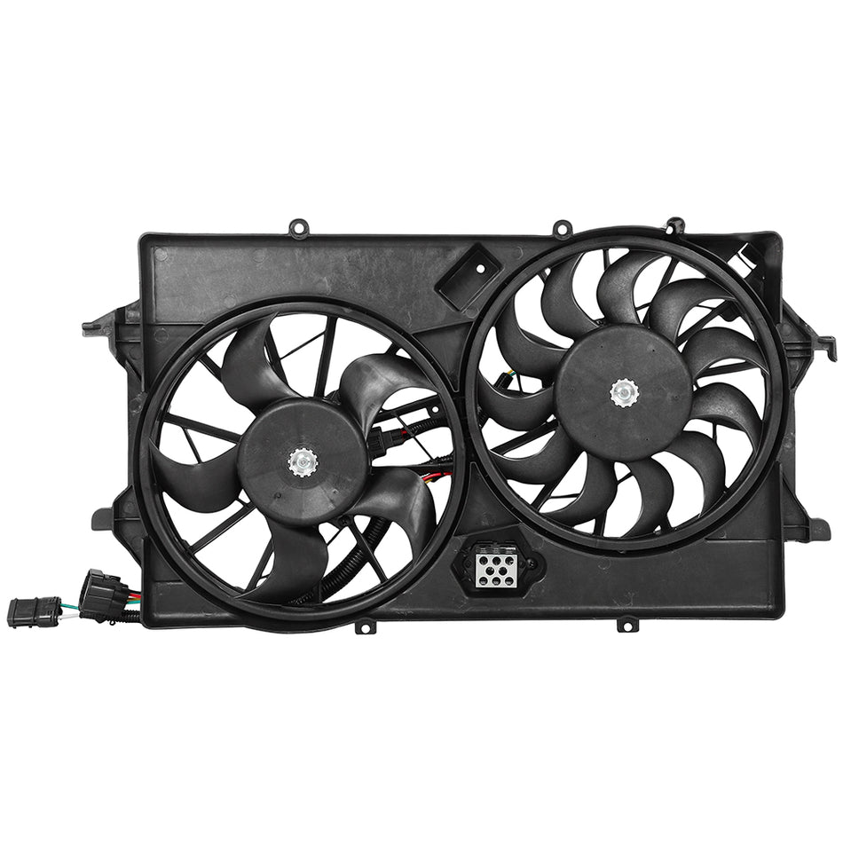 Electric Radiator Condenser Fan Assembly Fits 2005 2006 2007 Ford Focus