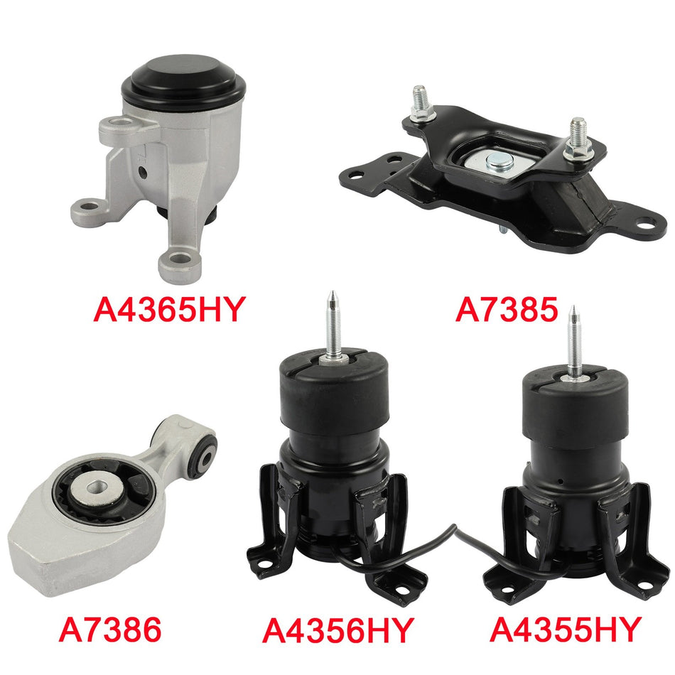 5x Engine Motor Mount for Nissan Altima 2013 2014 2015 2016 2017 3.5L Auto trans