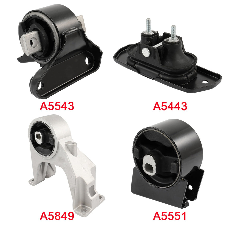 Engine Motor Mount & Transmission Mount For Dodge Journey 2011-2019 3.6L AWD 4x