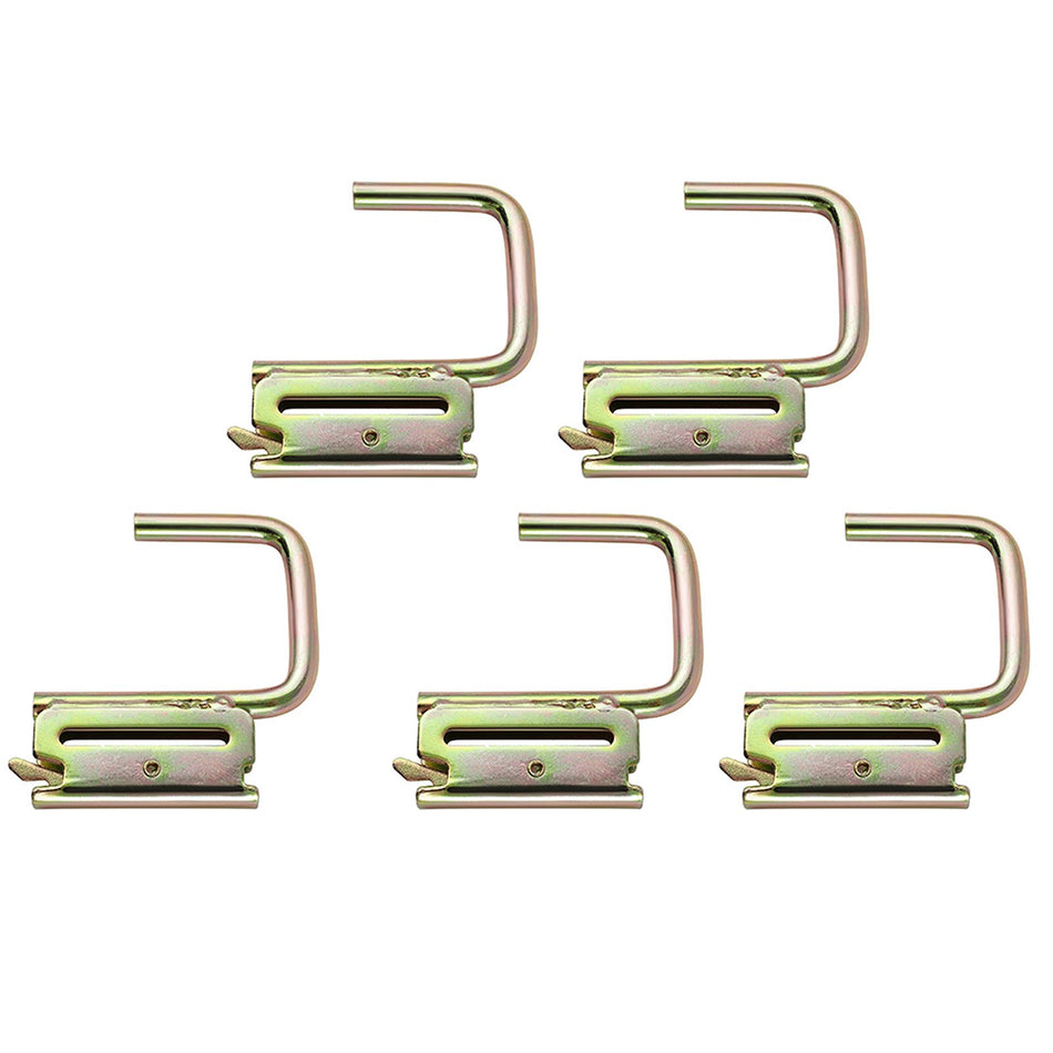 E Track Tie Down Kit Cover 5 J Hooks, a Lashing Strap For Cargo Tie Down Systems
