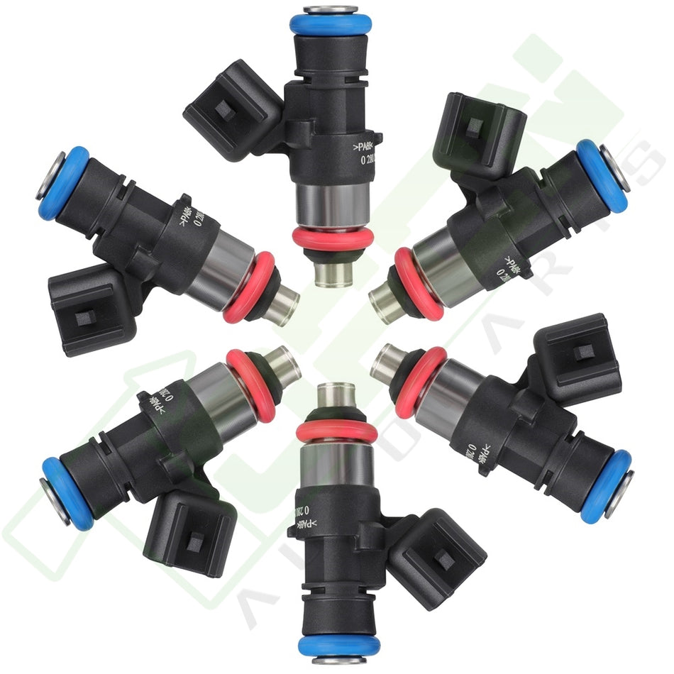 6 PCS Fuel Injectors For Mercury Mariner 2009-2011 Ford Escape 2009 2010-2012