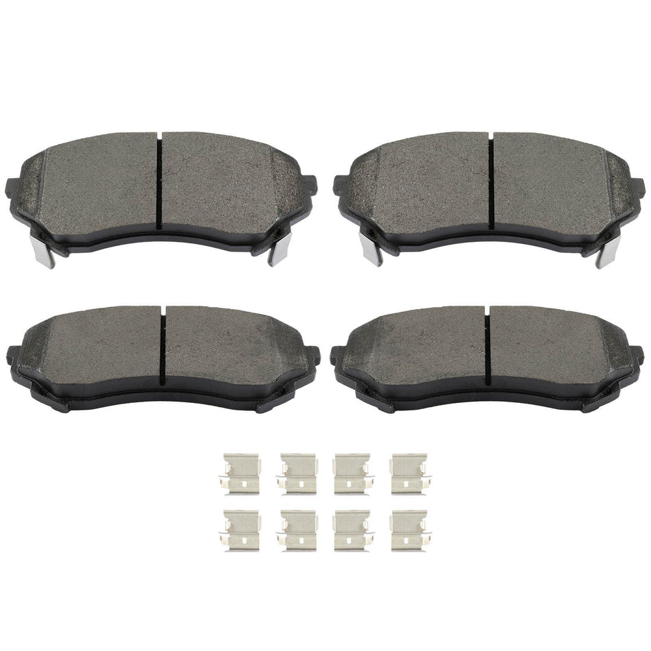 Fits Cadillac CTS 2008 2009 - 2013 2014 Front Semi-Metallic Brake Pads 4PCS