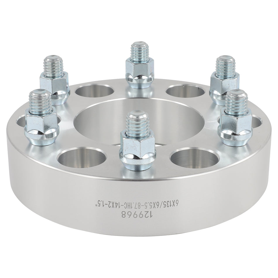 2X 1.5inch 6x135 to 6x5.5 Wheel Adapters 14x2 For 03-2014 Ford Expedition Navigator