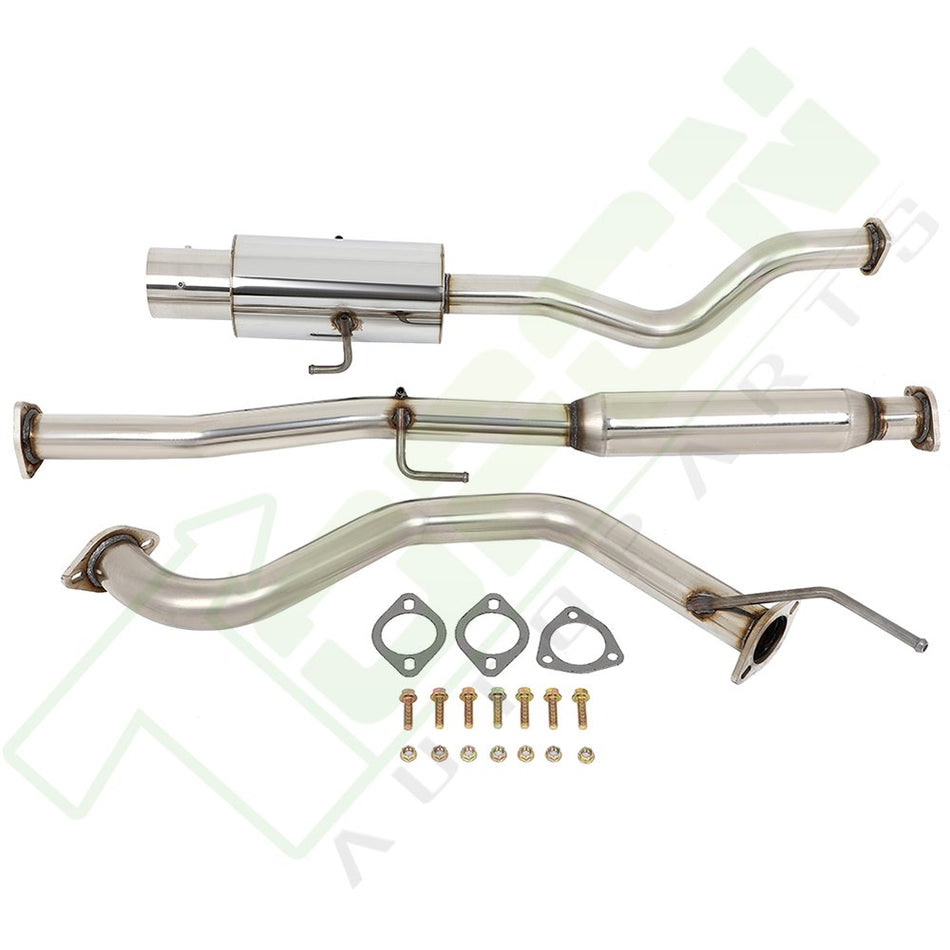 4inch TIP MUFFLER RACING CATBACK EXHAUST SYSTEM FOR 94-01 INTEGRA DC1 DB9 RS/LS/GS