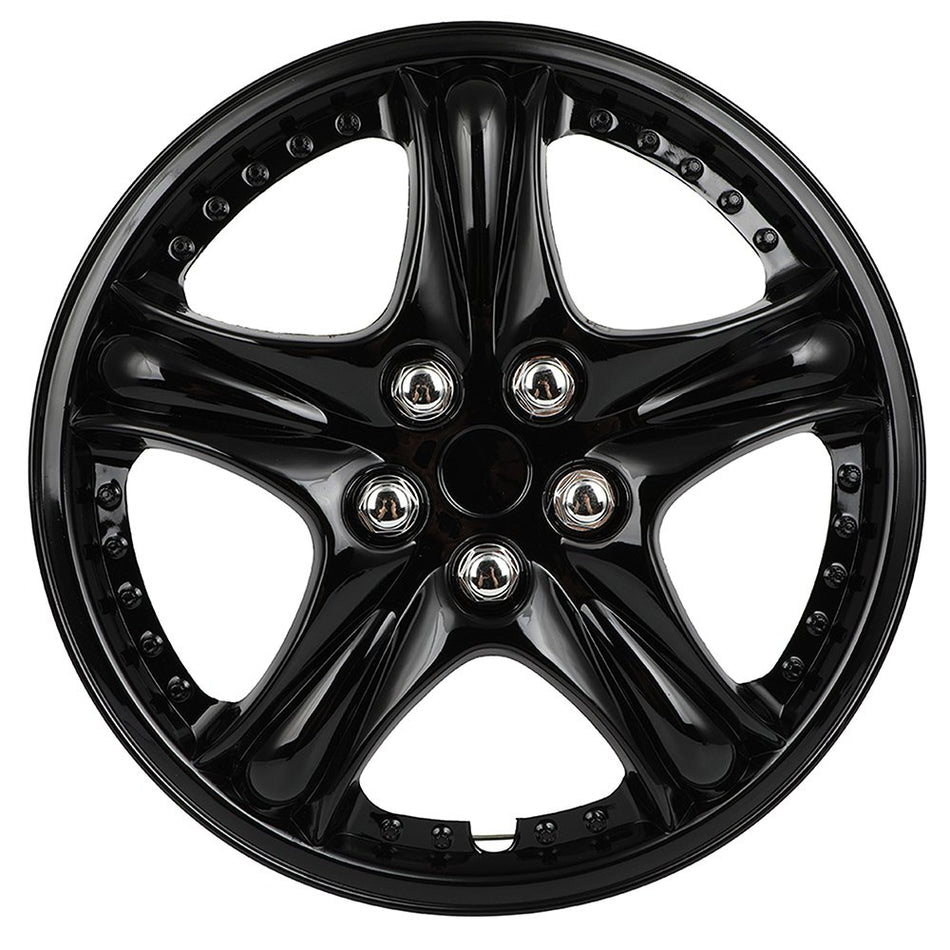4Pcs 13inch Inch Full Wheel Covers Snap-On Hubcaps fits R13 Tires & Steel Rims