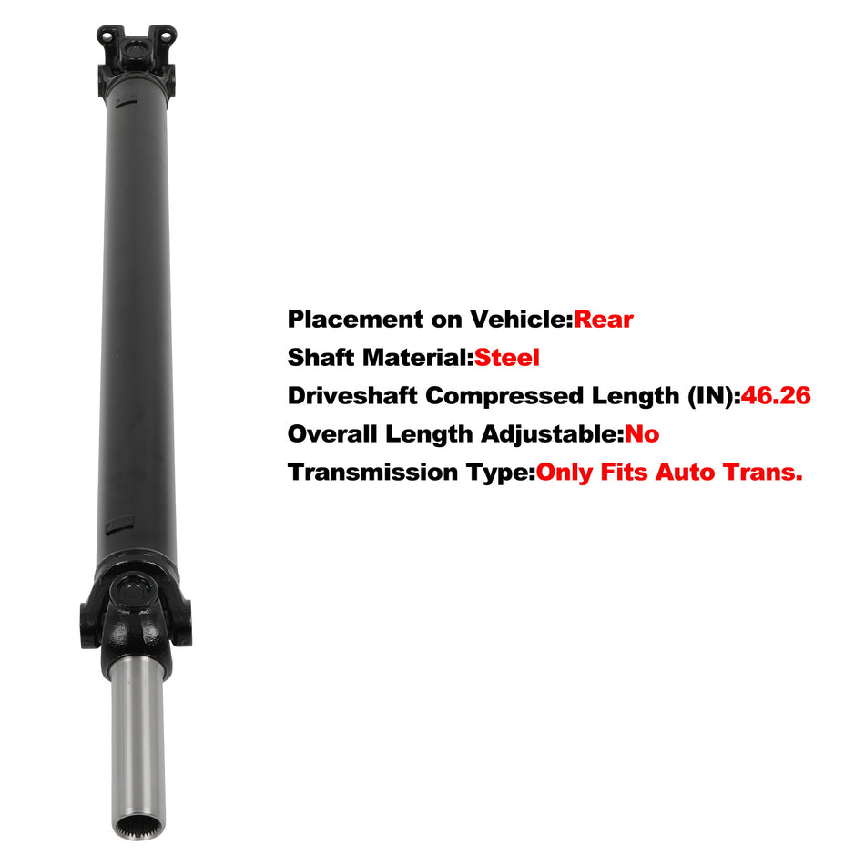 For Nissan Pathfinder V6 4.0L Rear Drive Shaft 2010-2012 37300EA500 37300-ZP80A