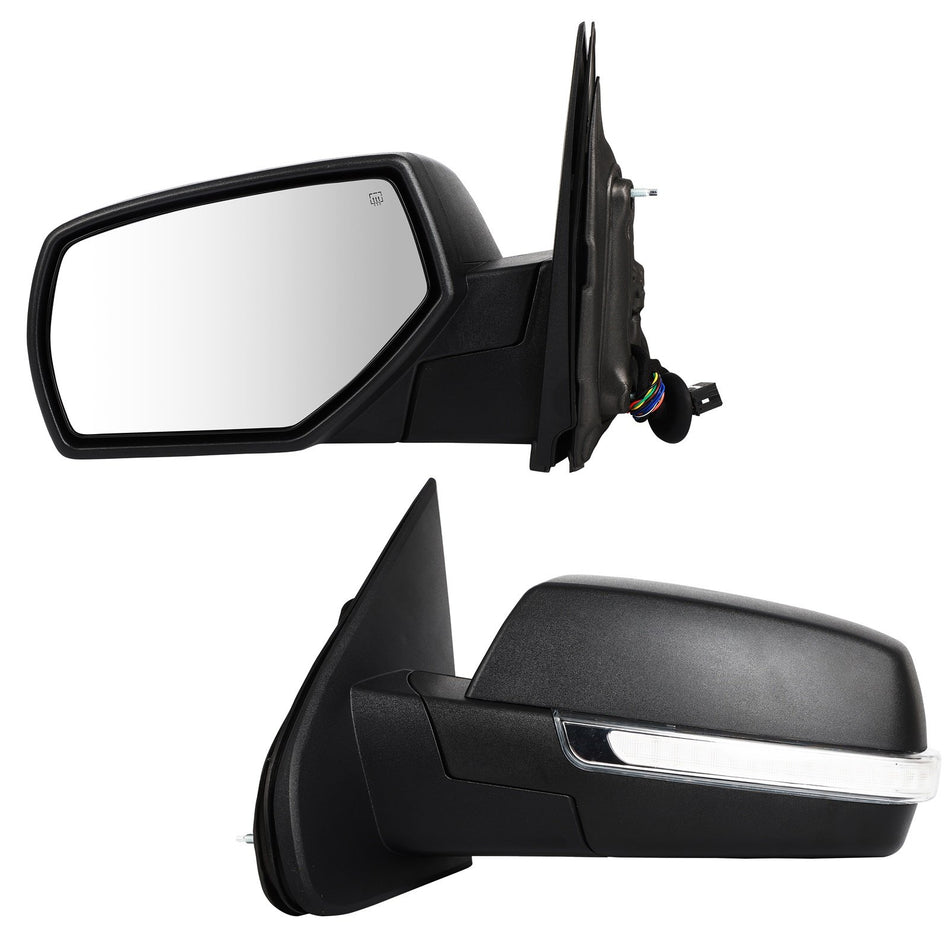 Power Folding Heated Puddle Clearance Signal Mirror For 2014-2018 GMC Silverado