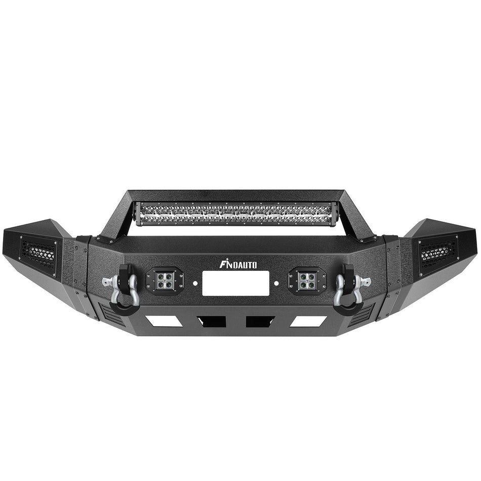 For 2013-2018 Dodge Ram 1500 Front Bumper with Winch Plate & Fog Lights Kits