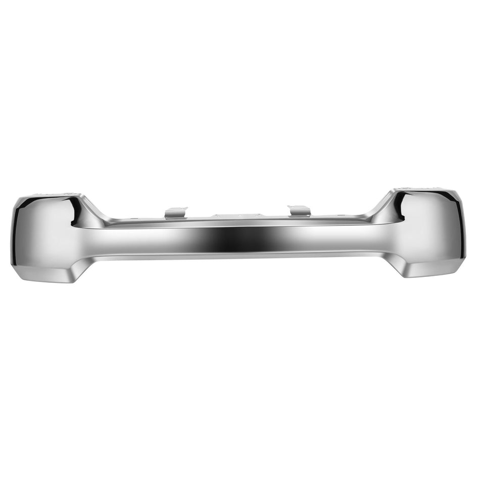 Front Bumper Face Bar Chrome For 16-19 Silverado 1500 W/O Sensor&Fog Light Holes